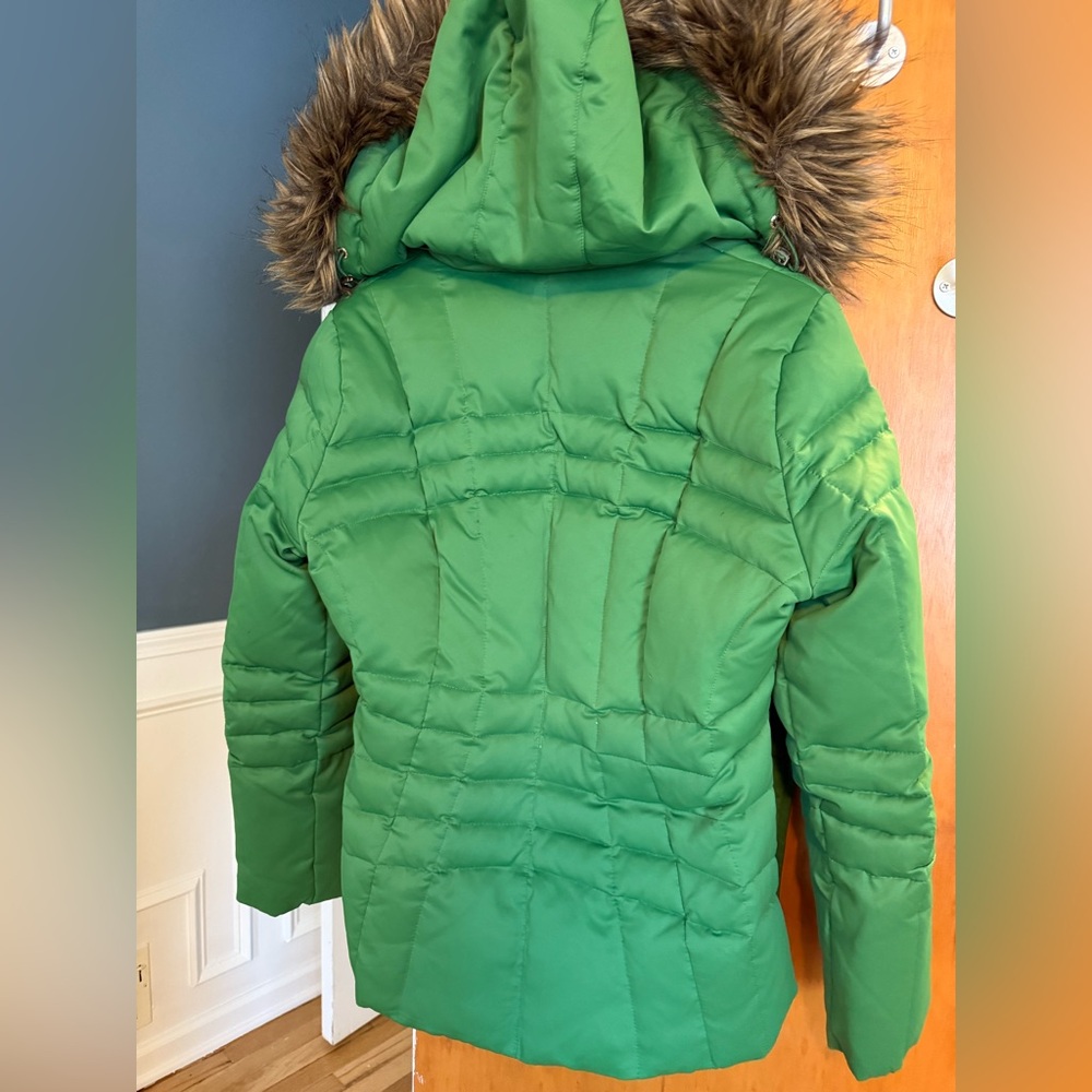 Calvin Klein Duck-Down Winter Coat – Women’s Medium (Hooded Puffer Coat) - Picture 4 of 10